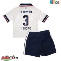 Camiseta Bayern Munich Kim Min-jae #3 Visitante Equipación para niños 2026-27 manga corta (+ pantalones cortos)